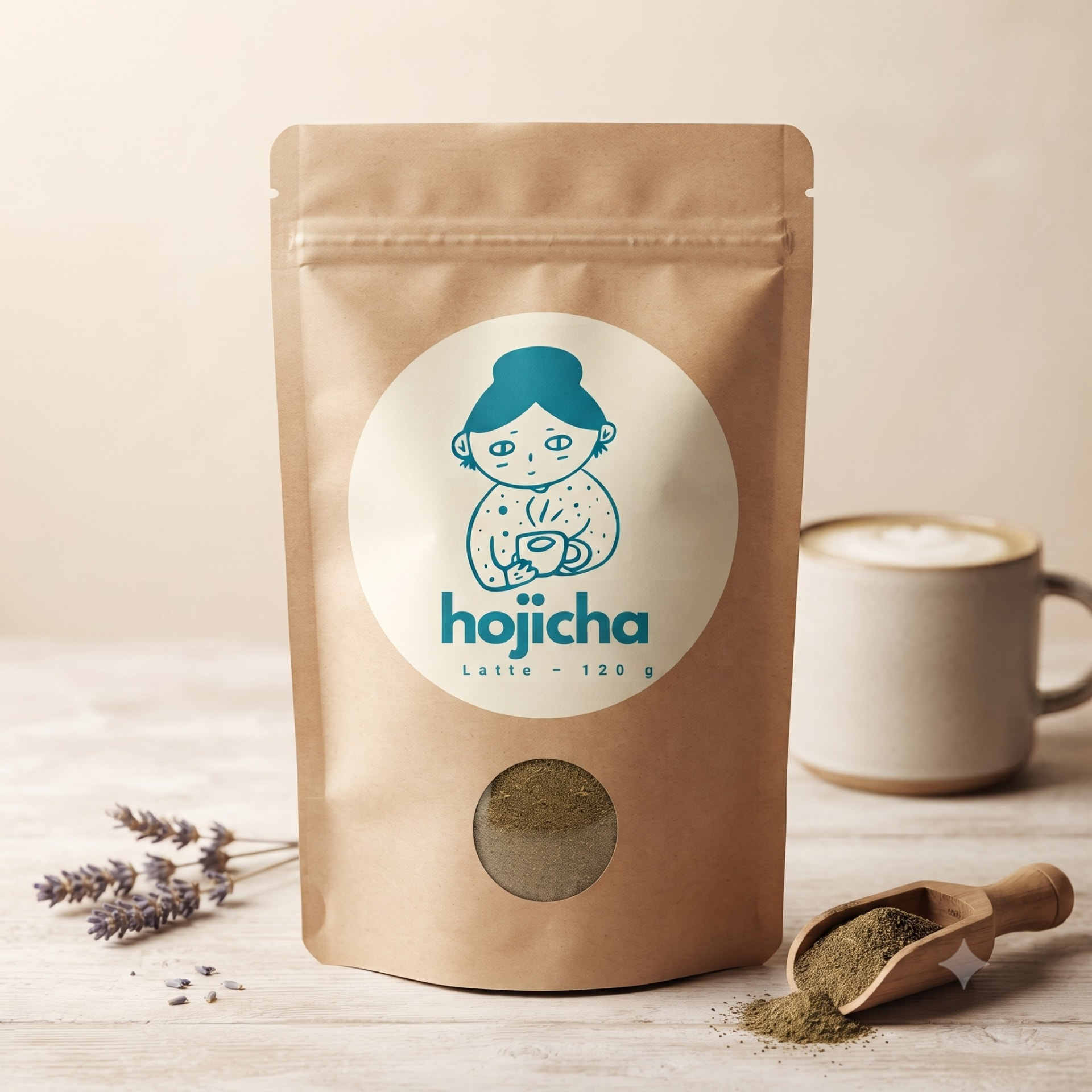Embalaža Hojicha Latte